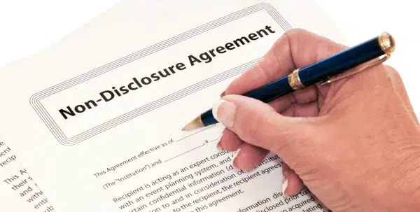 Example non-disclosure agreement