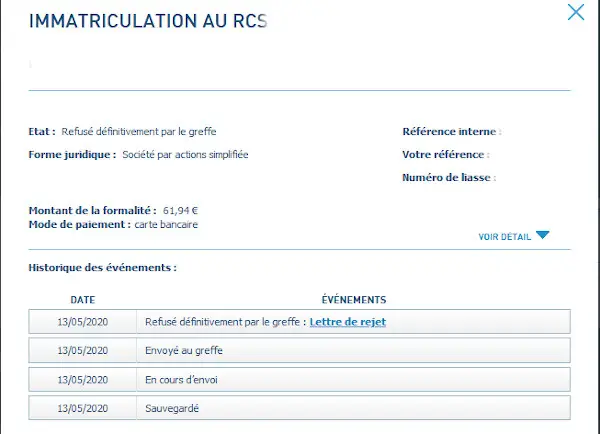 Immatriculation sarl infogreffe