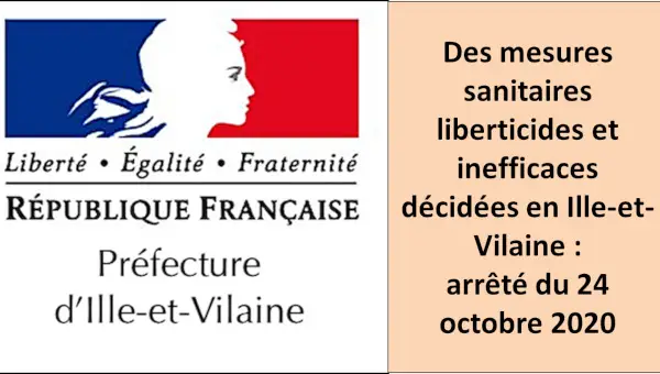La lutte contre le virus à l’origine de mesures liberticides dans le département d’Ille-et-Vilaine