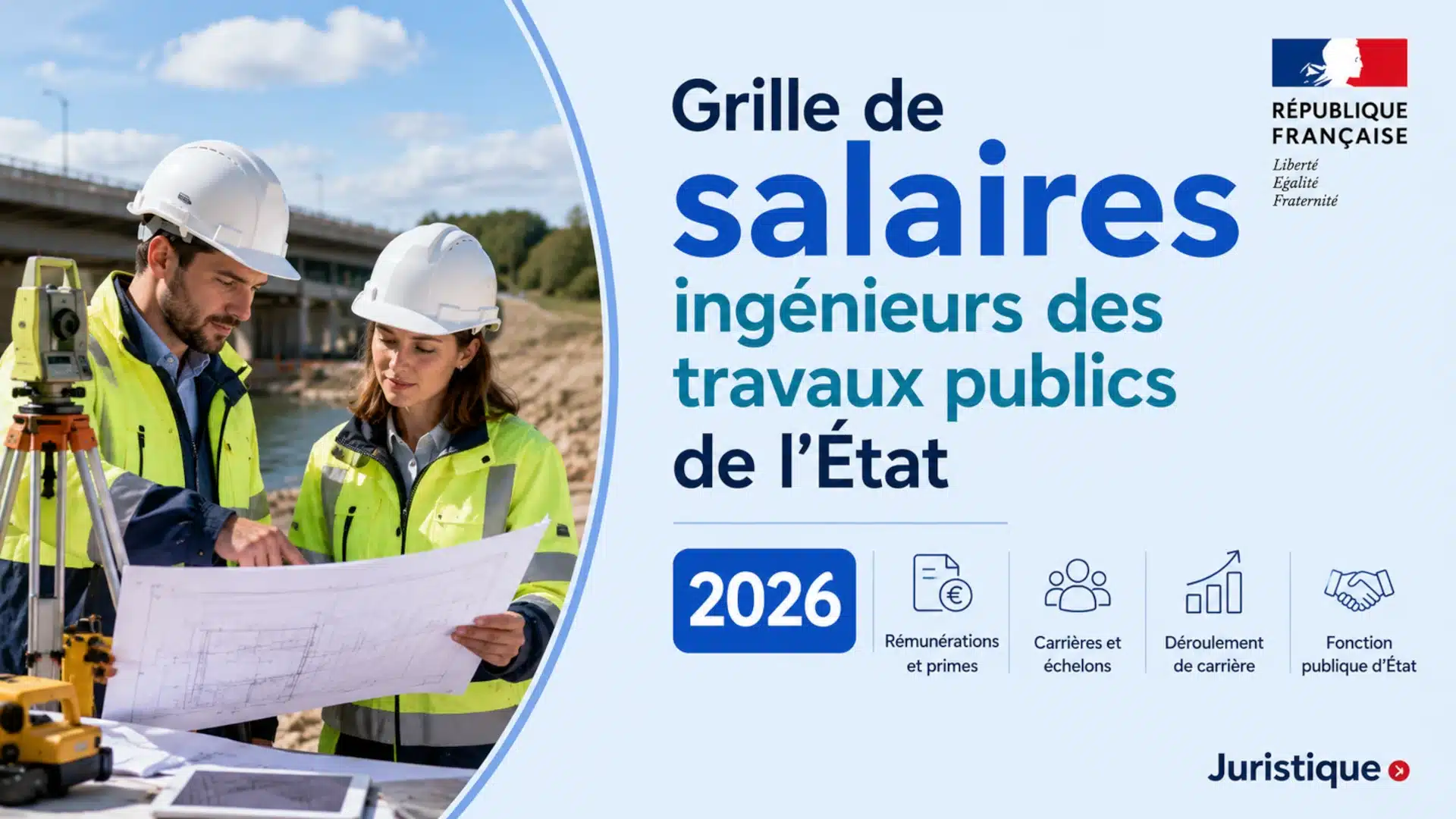 Grille de salaires des ingénieurs des travaux publics de l’État en 2026