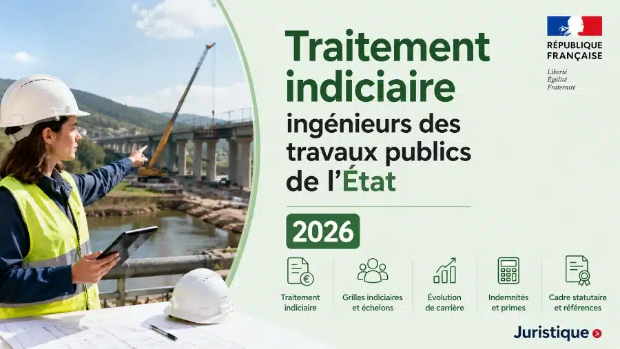 Traitement indiciaire des ingénieurs des travaux publics de l’État en 2026