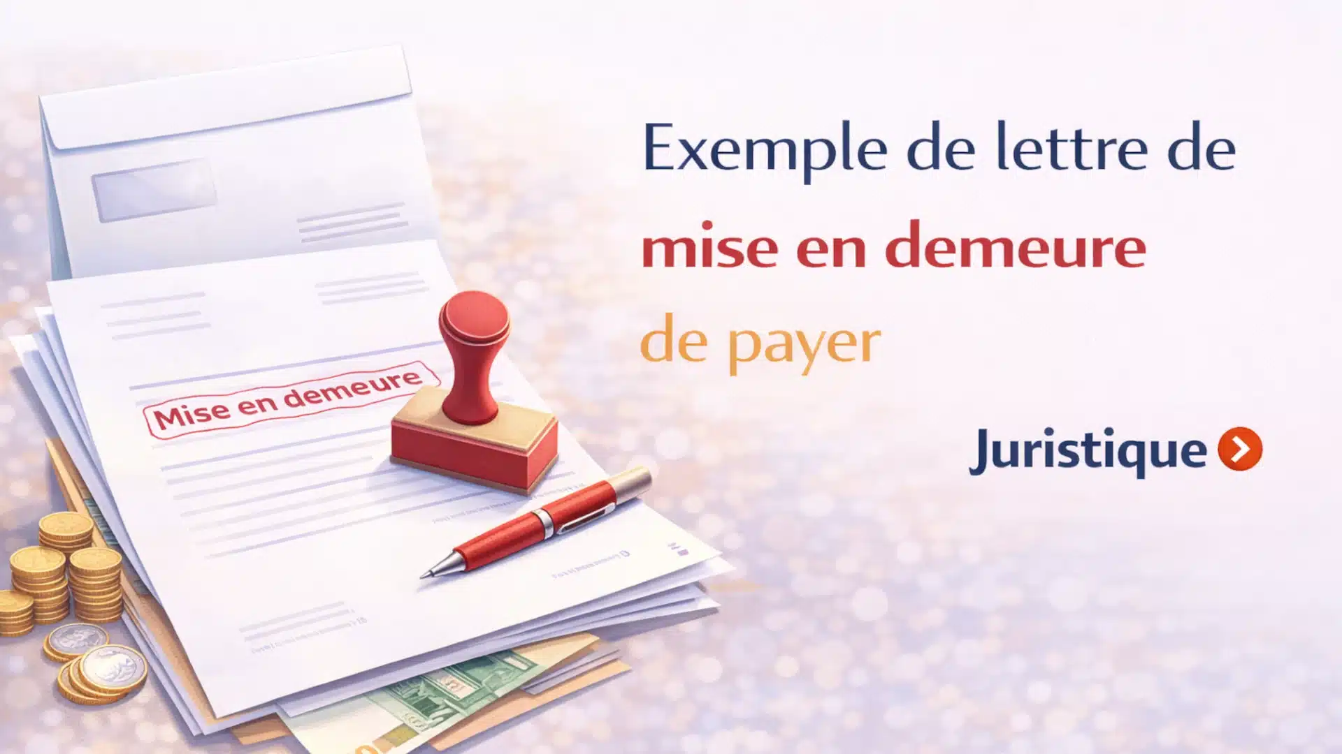 Exemple de courrier de mise en demeure de payer à télécharger