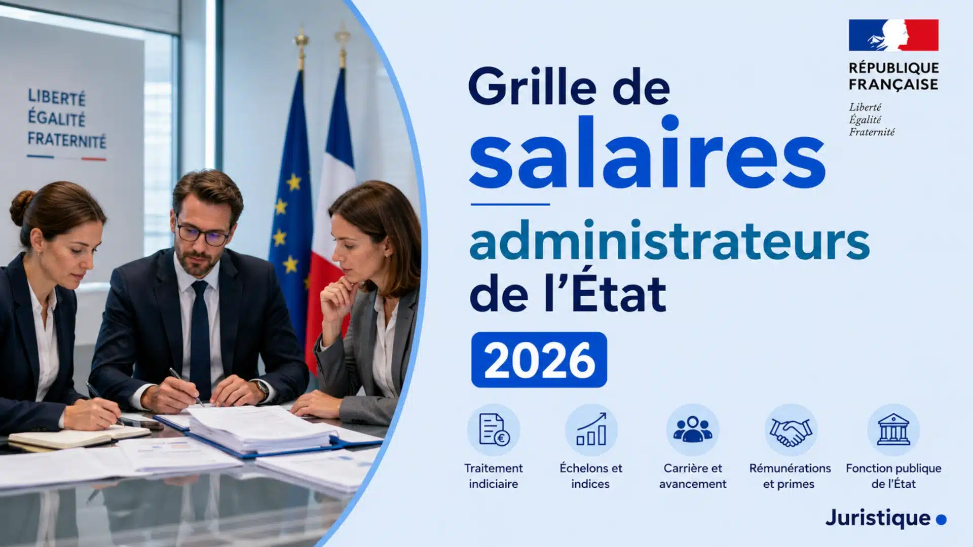 Grille de salaires des administrateurs de l’État en 2026