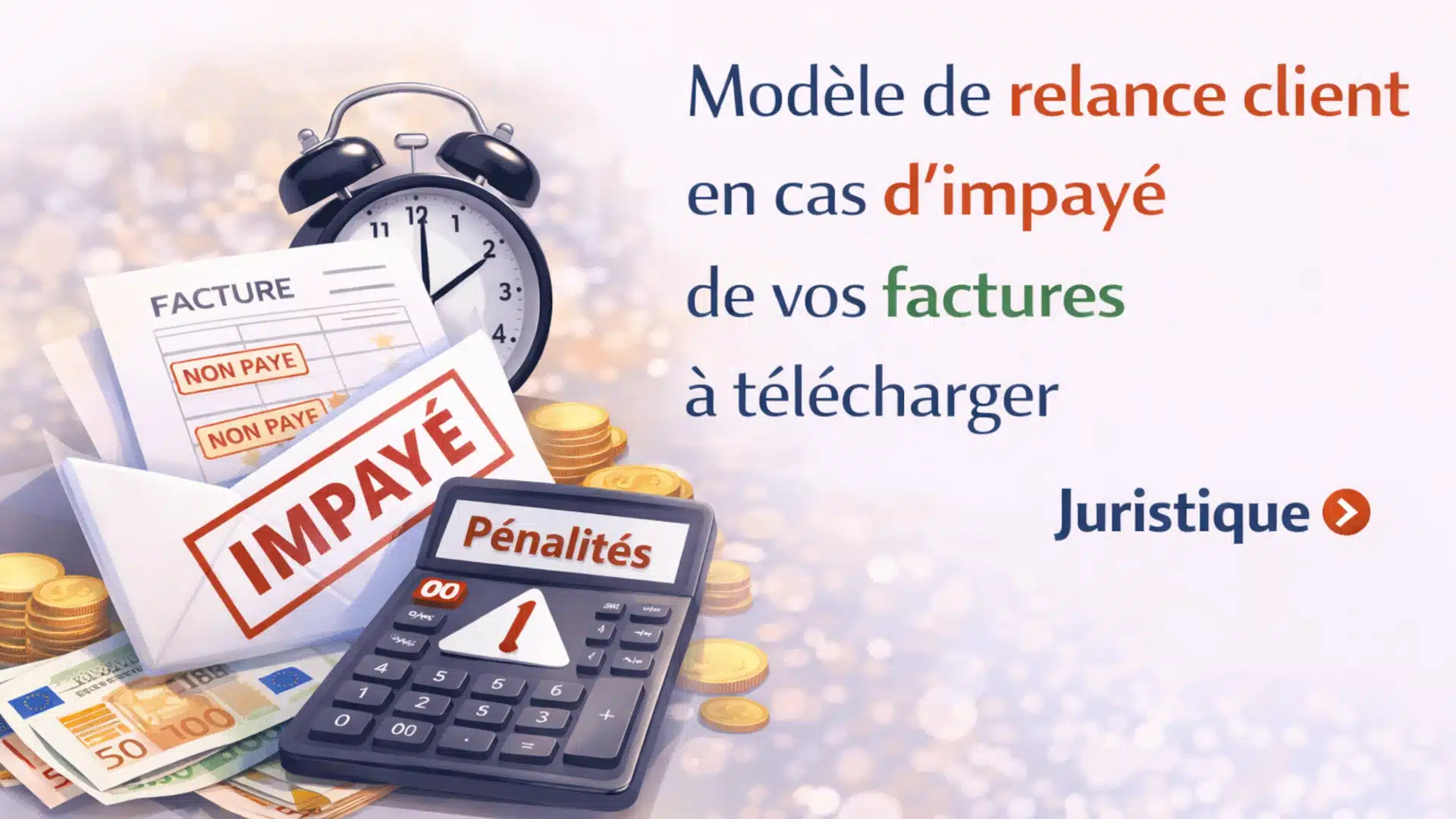 Modèle de courrier de relance des clients pour impayés