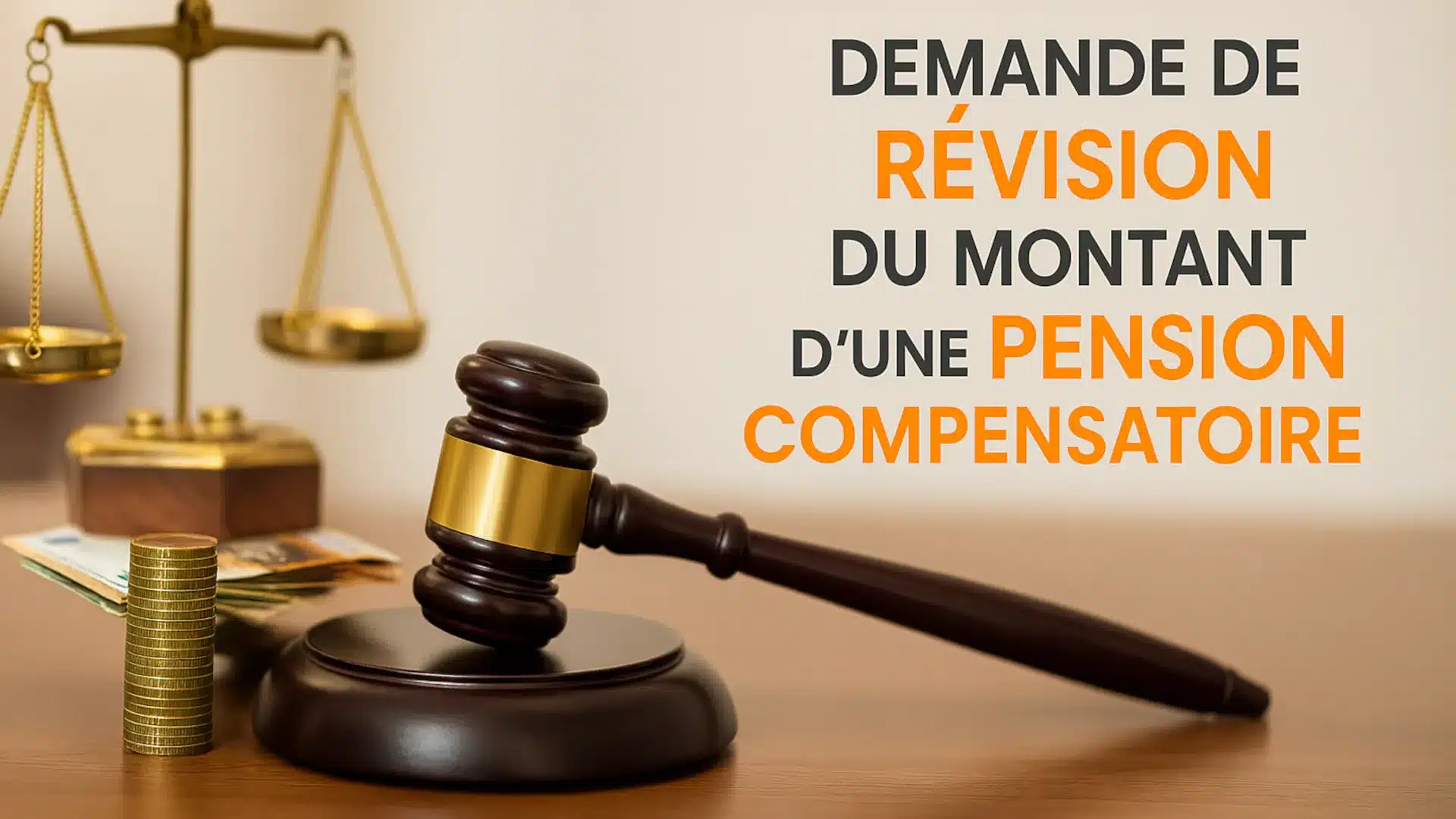 Lettre pour réviser le montant d'une pension compensatoire