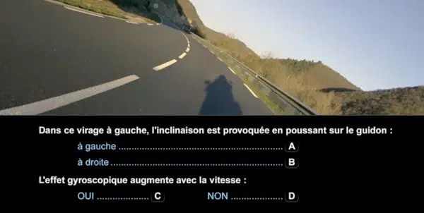 Questions les plus fréquentes pour le code du permis moto