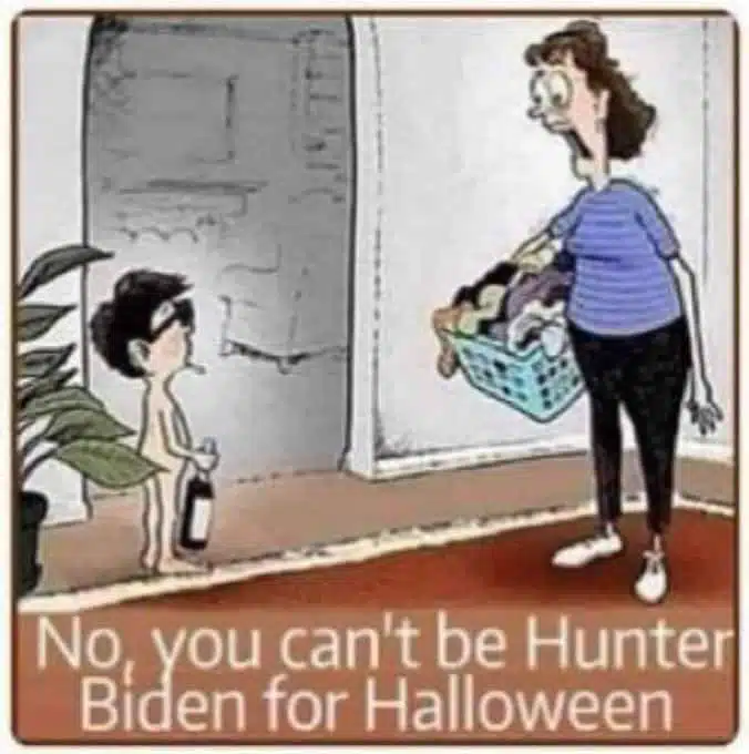 Halloween Hunter Biden costume