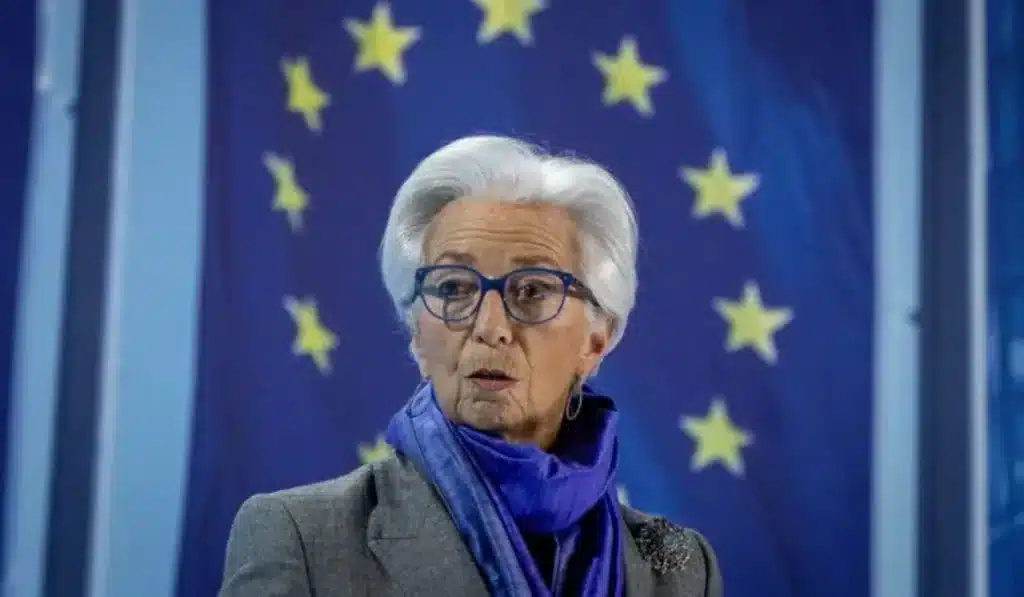 Fake interview of Christine Lagarde by Vovan and Lexus