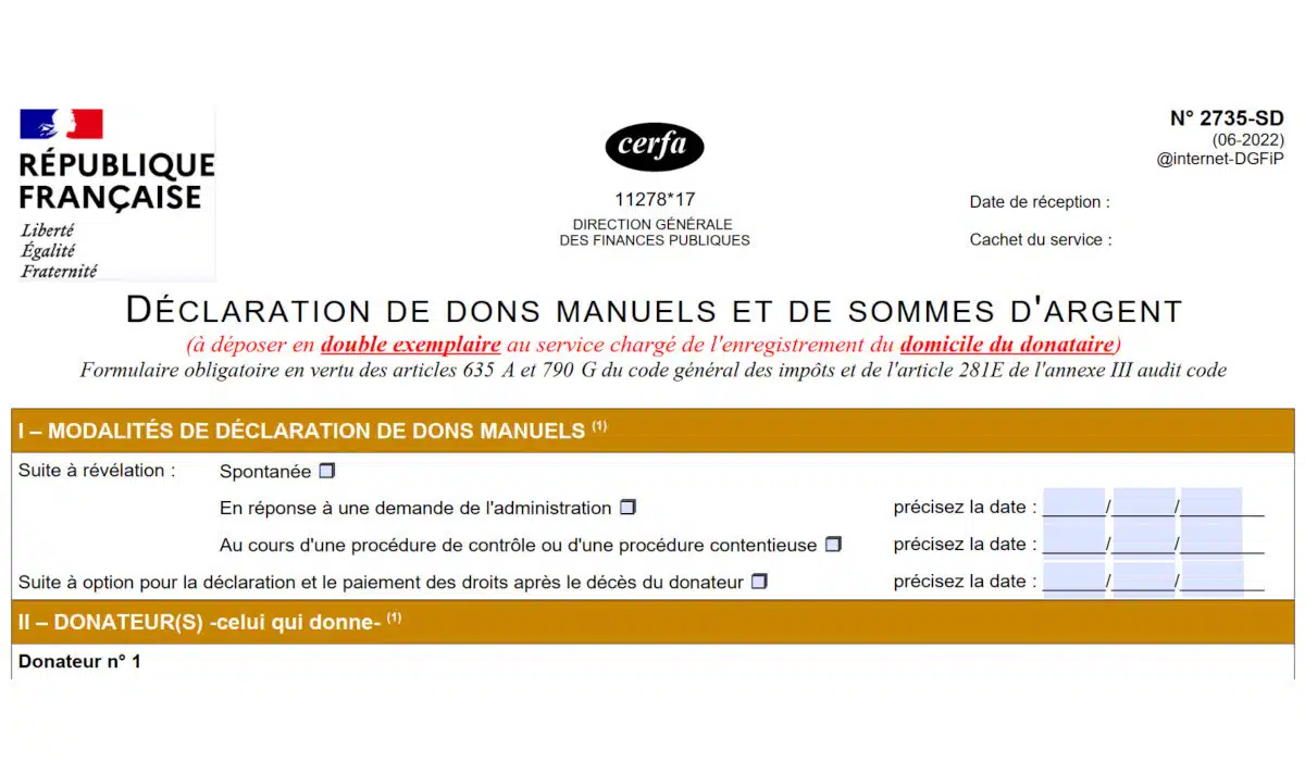 Télécharger la dernière version officielle du formulaire CERFA 11278*17