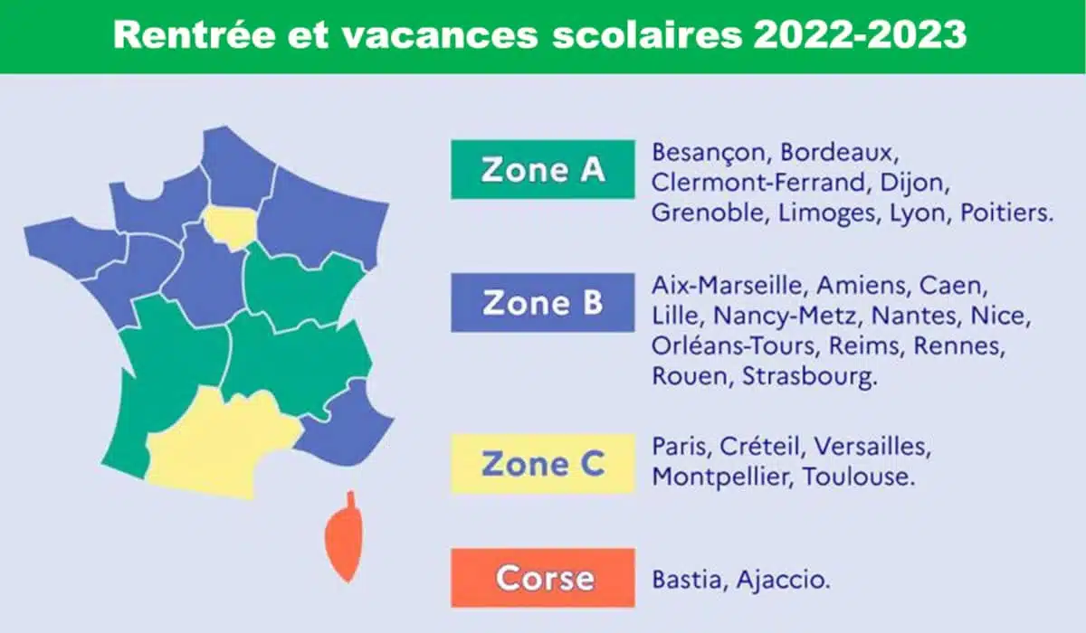 Quel est le calendrier des vacances scolaires de l’éducation nationale en 2023 ?