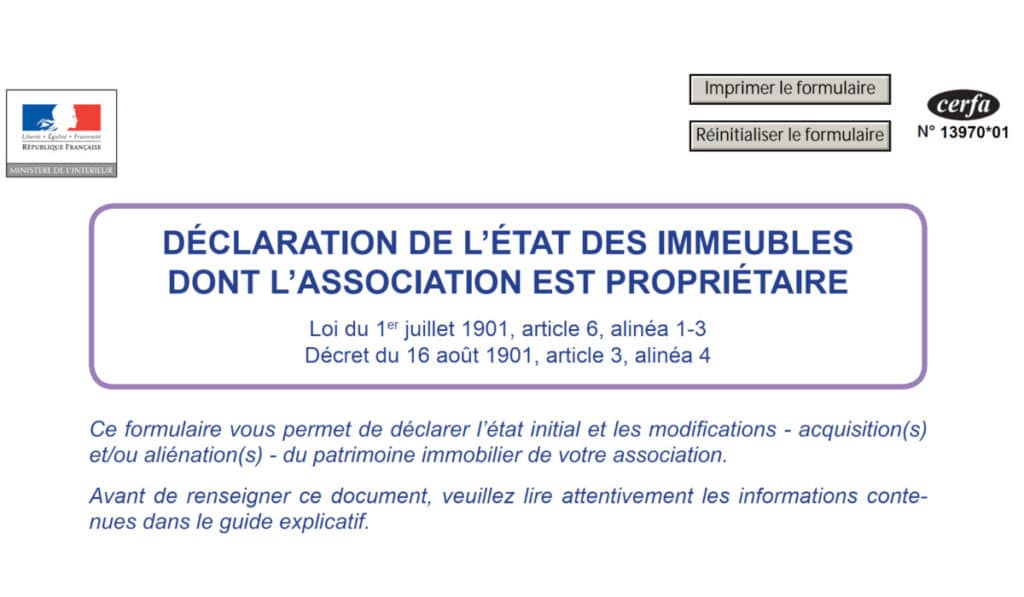 Télécharger la dernière version officielle et gratuite du formulaire CERFA 13970*01