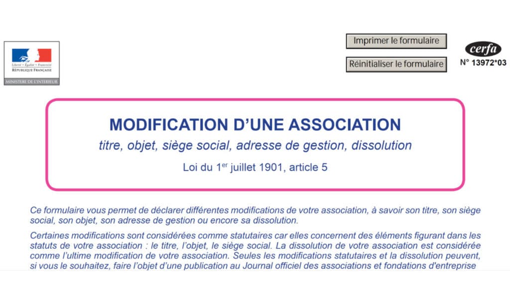 Télécharger la dernière version officielle et gratuite du formulaire CERFA 13972*02