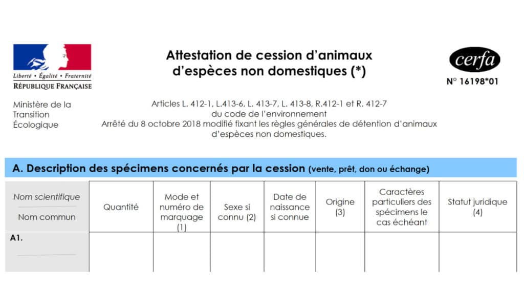 Télécharger la dernière version officielle et gratuite du formulaire Cerfa 16198*01