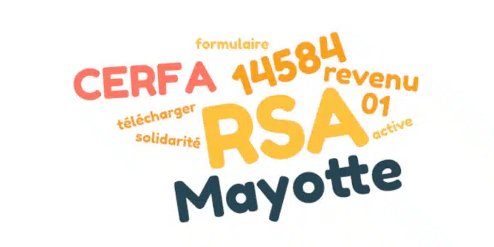 Formulaire officiel pour demander le RSA à Mayotte