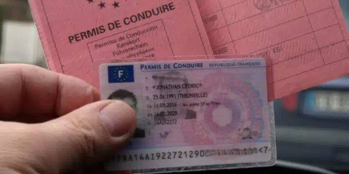 Formulaire officiel pour une demande de permis de conduire
