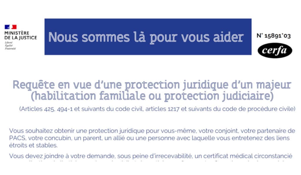 Télécharger la dernière version officielle et gratuite du formulaire Cerfa 15891*03