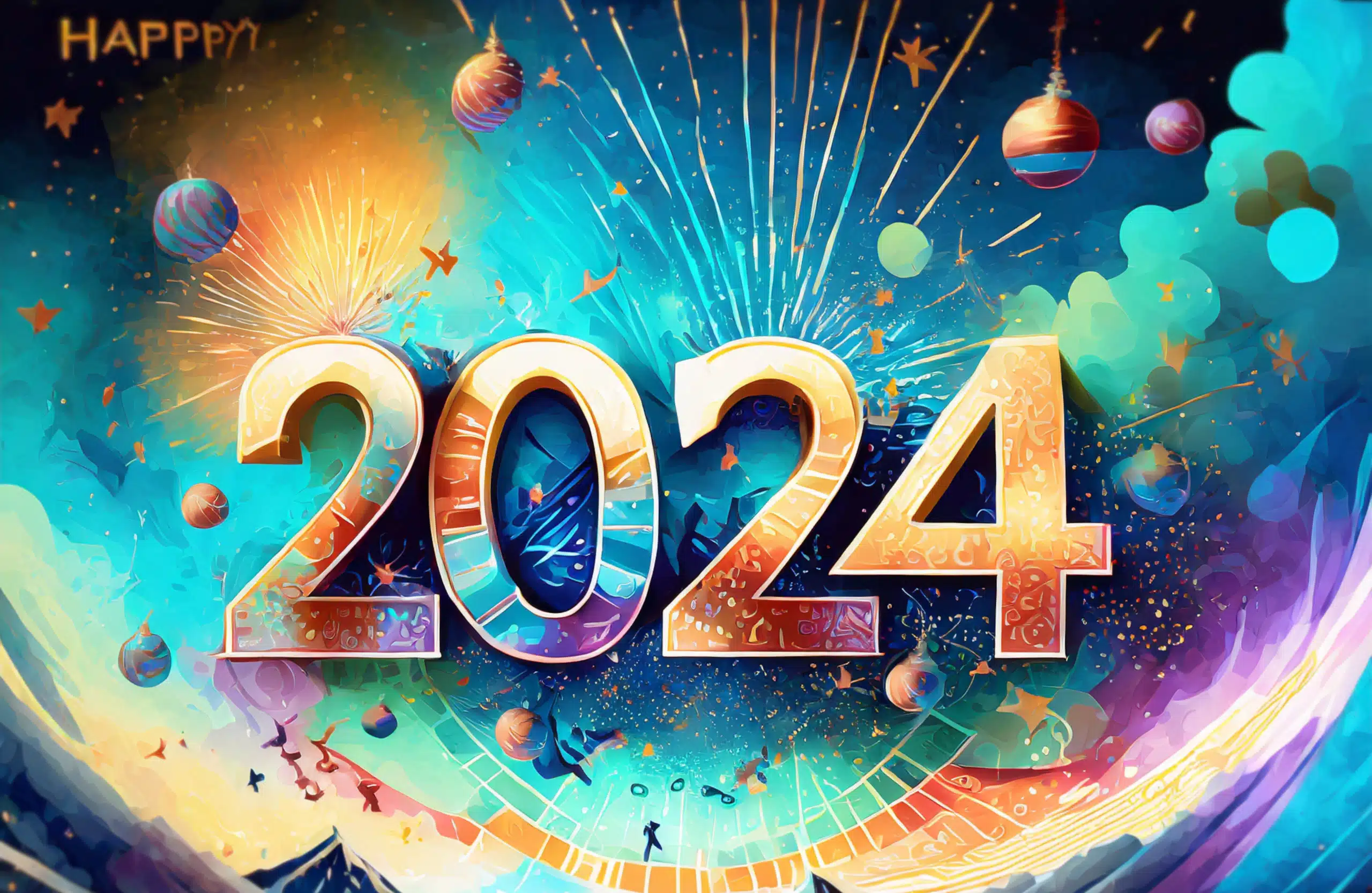 Modèles de textes de vœux pour la nouvelle année 2024