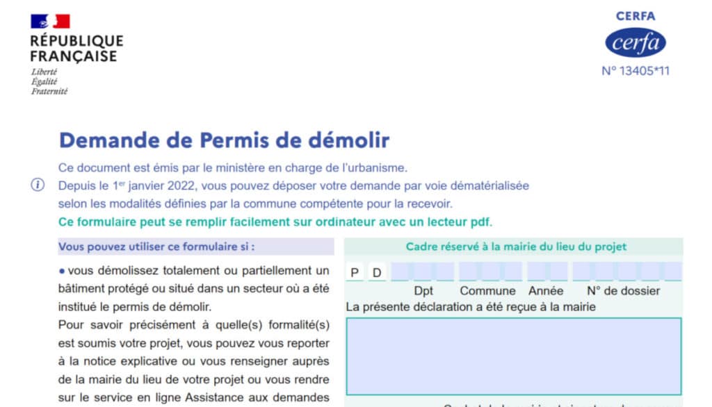 Télécharger la dernière version officielle et gratuite du formulaire Cerfa 13405*11