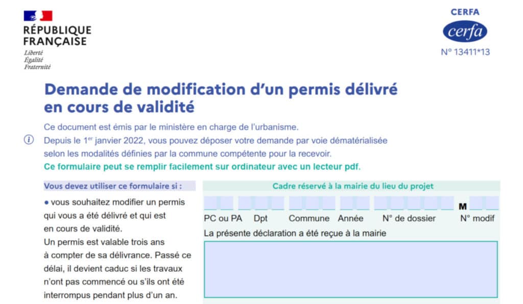 Télécharger la dernière version officielle et gratuite du formulaire Cerfa 13411*13