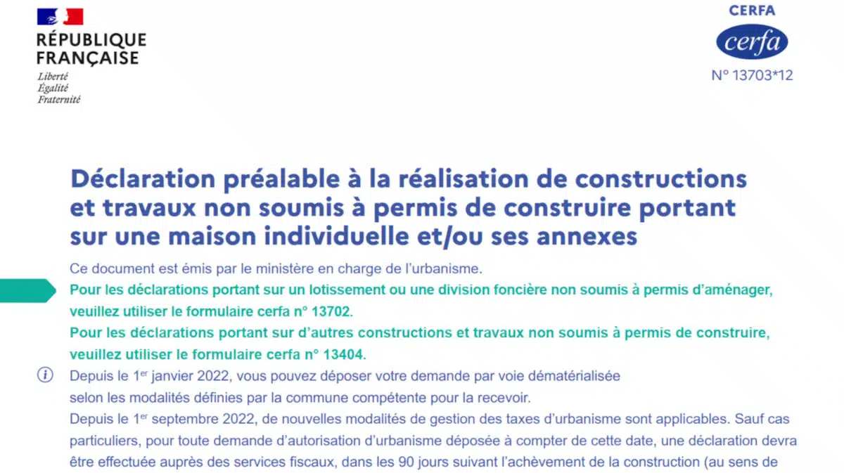 Télécharger la dernière version officielle et gratuite du formulaire Cerfa 13703*12