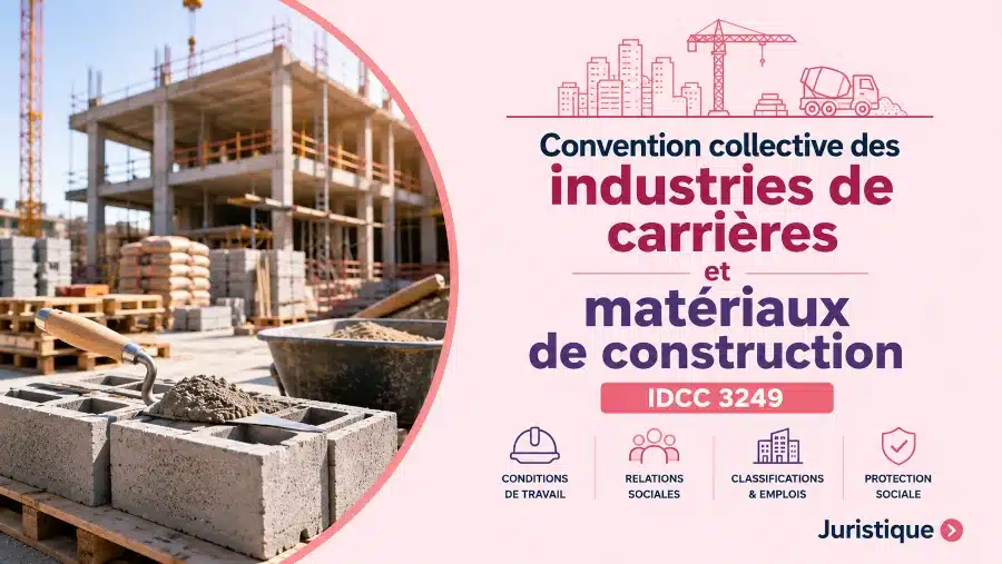 Convention collective des industries de carrières et matériaux de construction – IDCC 3249