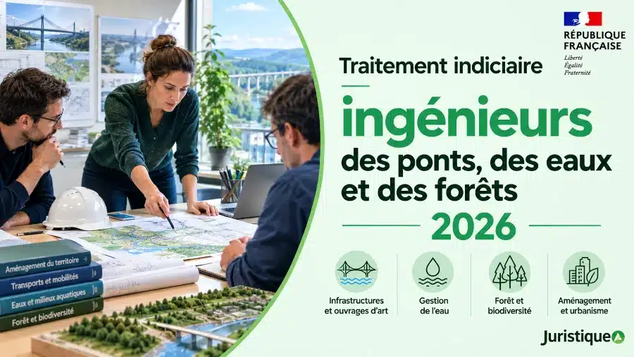 Traitement indiciaire des ingénieurs des ponts, des eaux et des forêts en 2026