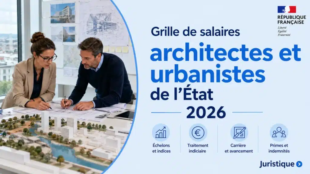 Grille de salaires des architectes et urbanistes de l’État en 2026