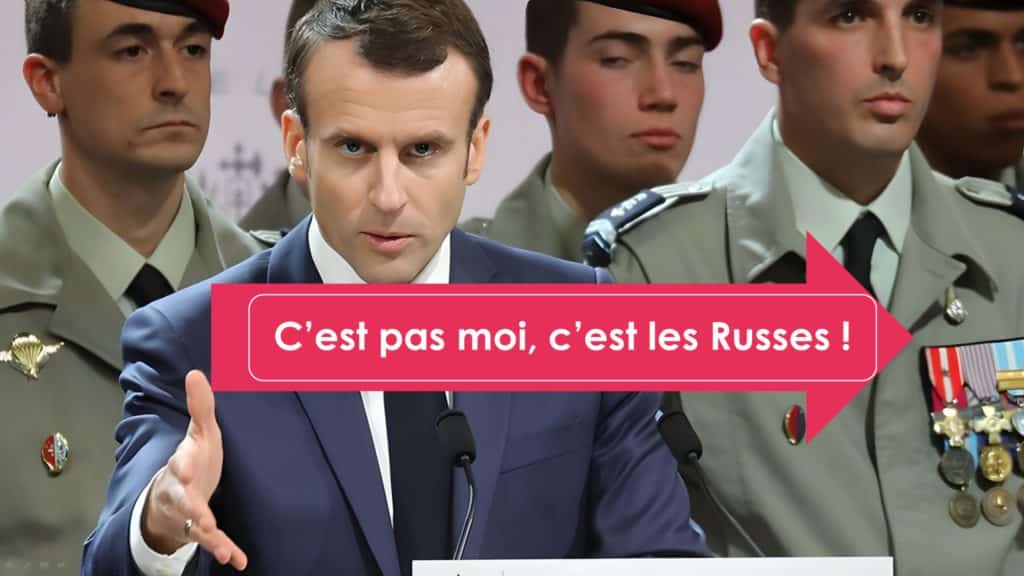 La propagande de guerre d’Emmanuel Macron contre la Russie est ridicule