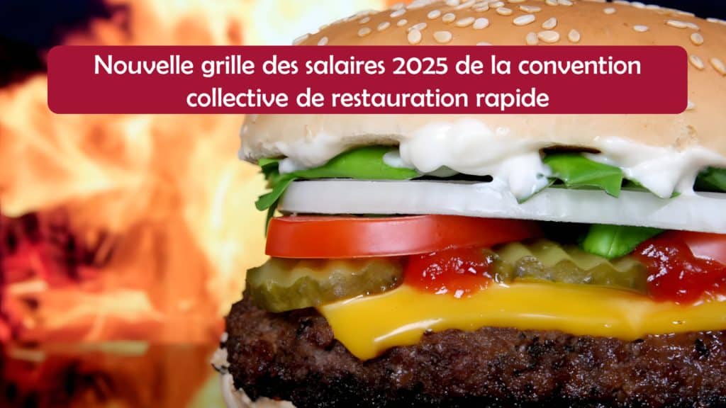 Barème salaires, salaire moyen et salaire minimum de la restauration rapide en 2025