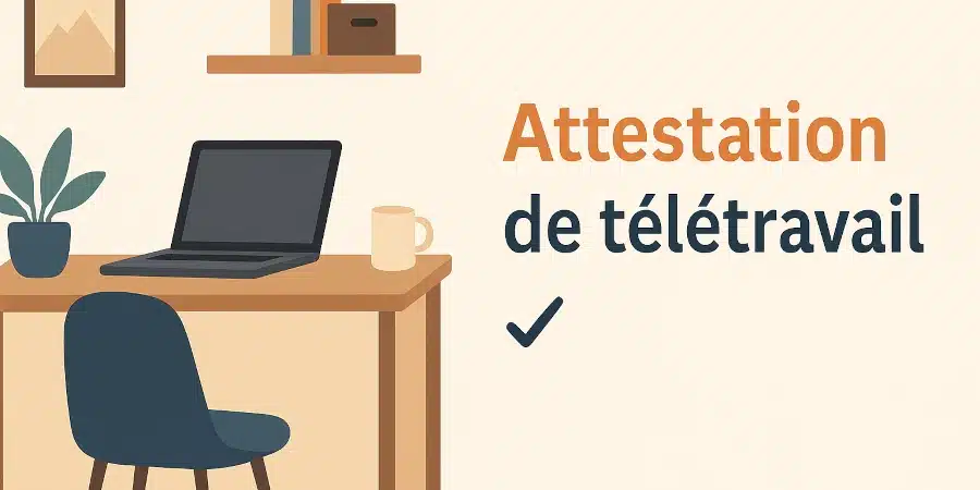 Exemple d’attestation de télétravail employeur