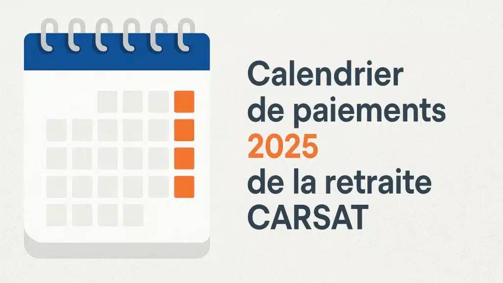 Calendrier officiel 2025 : vos retraites CARSAT