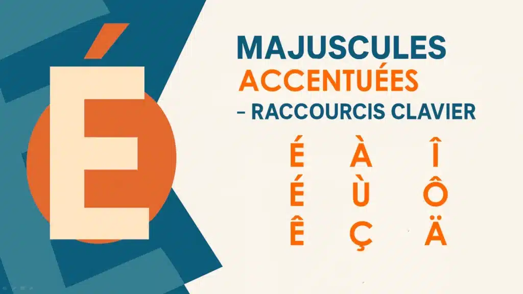 Raccourcis clavier pour écrire les majuscules accentuées