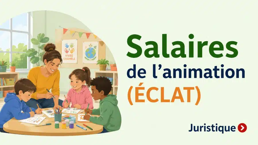 Rémunérations minimales de l'animation (ÉCLAT) en 2026