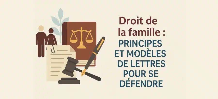 Modèles de lettres pour les conflits familiaux