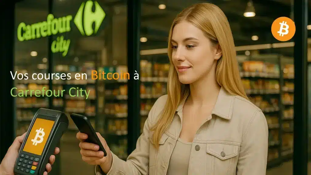 Un simple scan de QR code suffit désormais pour payer ses courses en Bitcoin