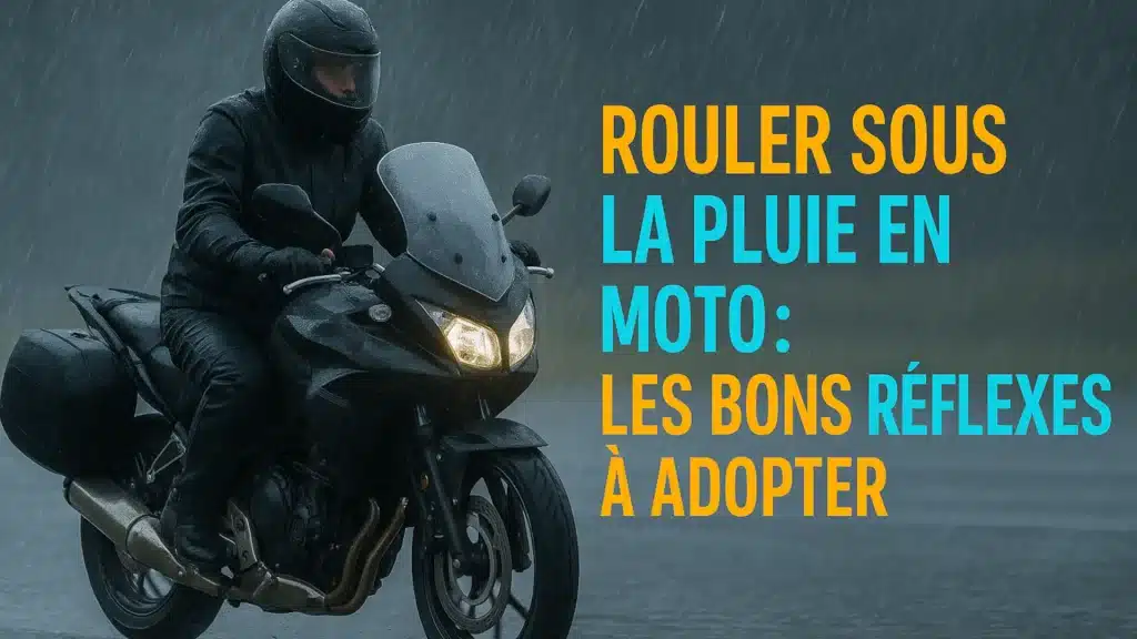 Rouler en moto sous la pluie : l’art de garder le cap