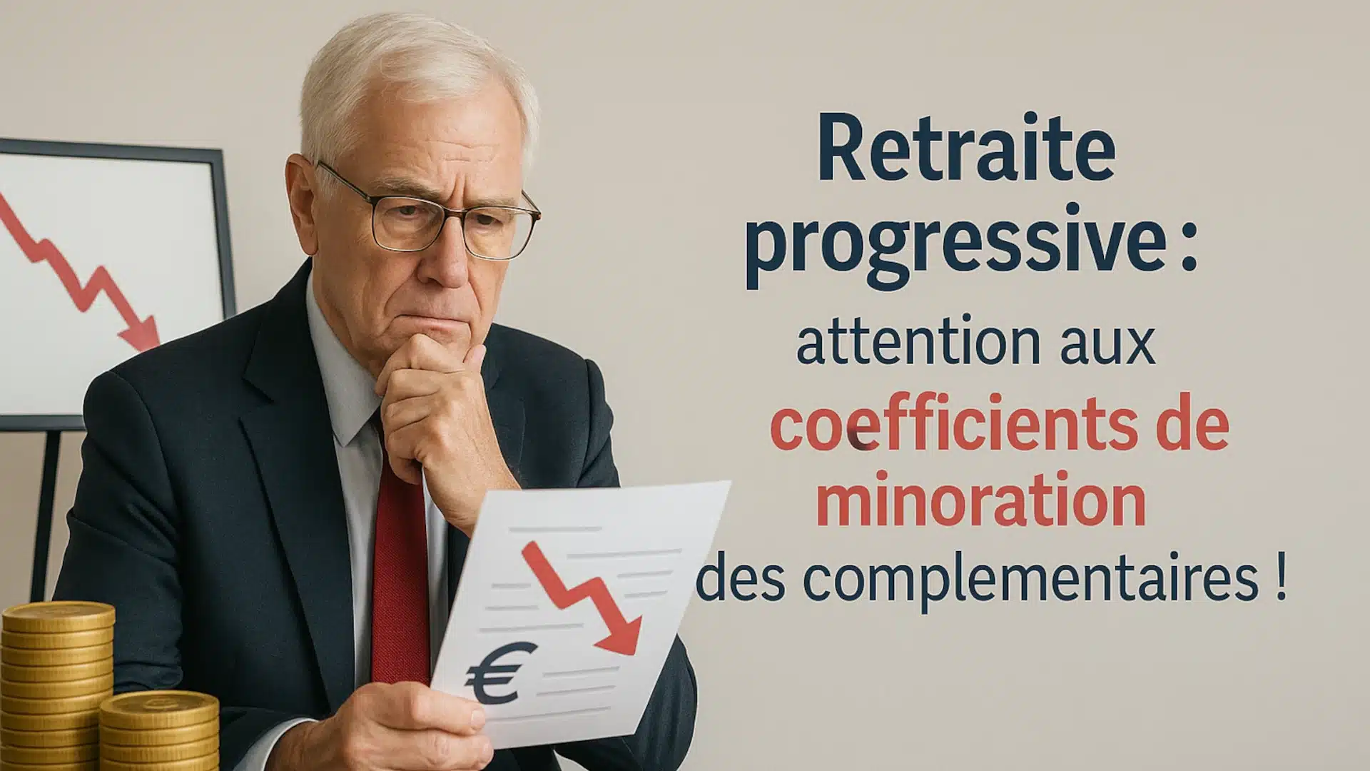 Retraite progressive : attention aux coefficients de minoration de l'Ircantec et de l'Agirc-Arrco