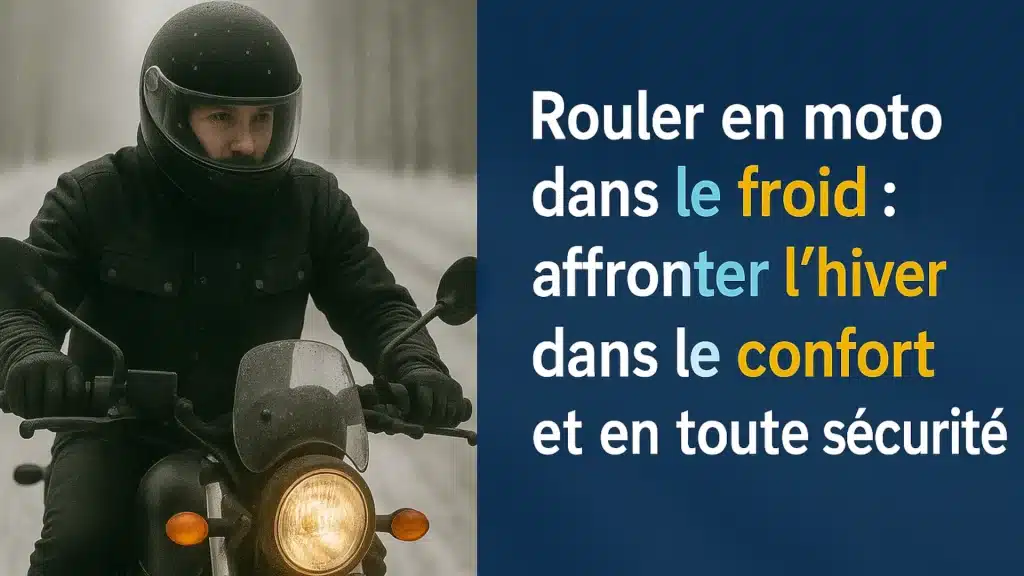 Apprendre à rouler en sécurité l’hiver à moto dans le froid