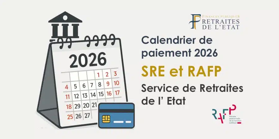 Calendrier officiel de paiements de la retraite SRE en 2026