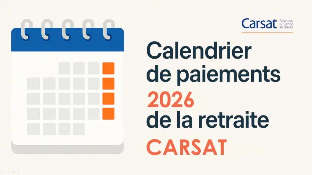 Calendrier officiel 2026 : vos retraites CARSAT