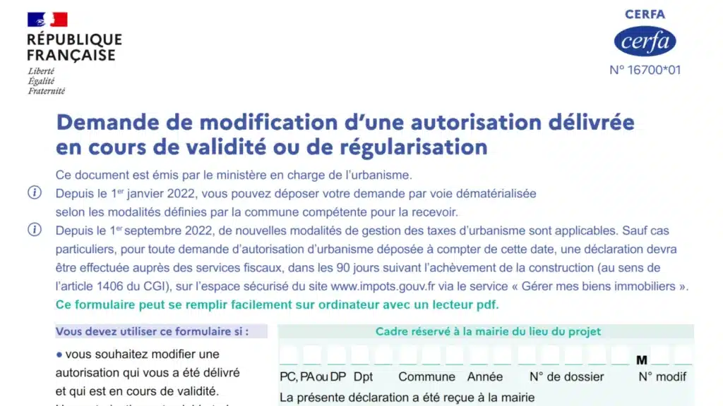 Télécharger la dernière version officielle et gratuite du formulaire Cerfa 16700*01
