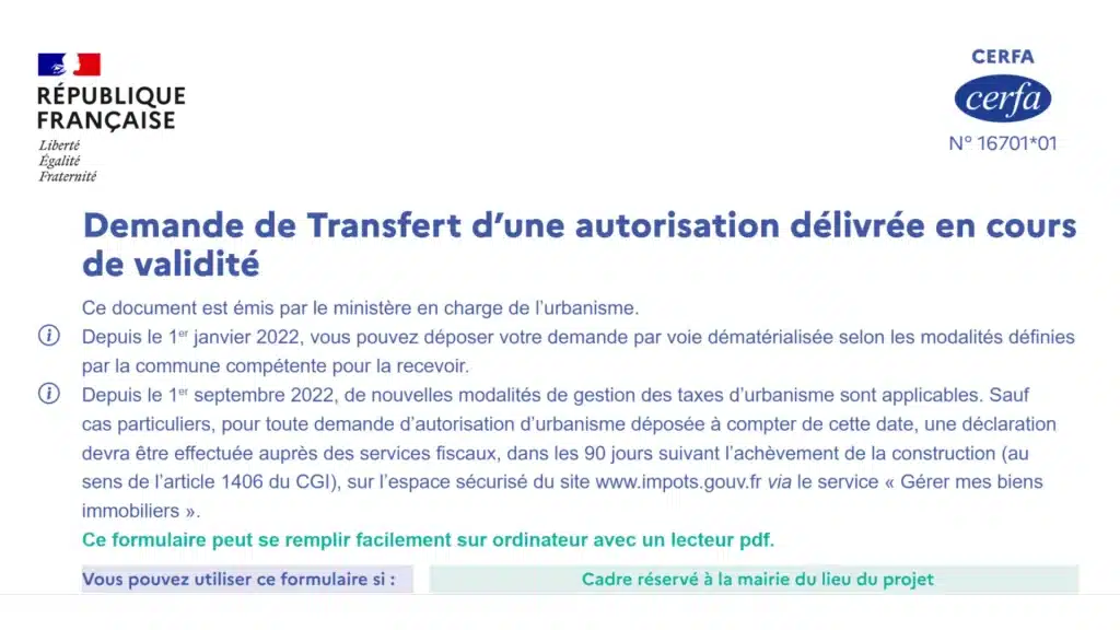 Télécharger la dernière version officielle et gratuite du formulaire Cerfa 16701*01