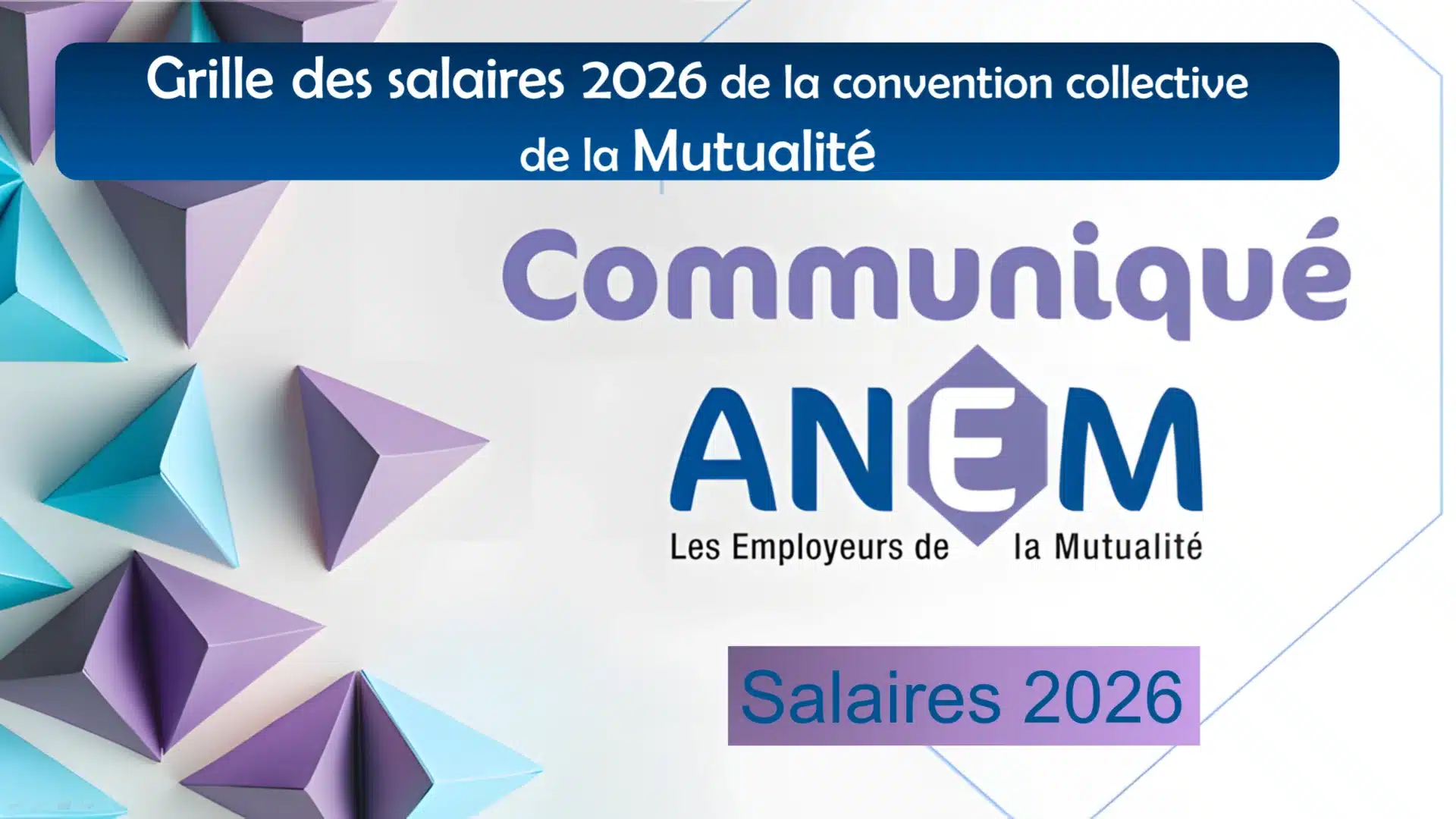 Grille des salaires 2026 de la mutualité