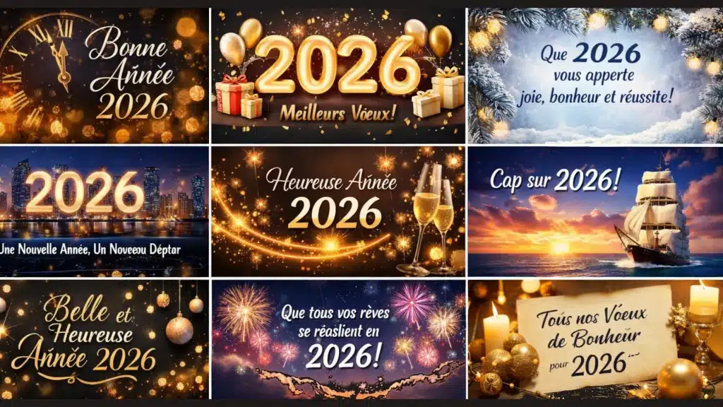 Modèles de vœux pour la nouvelle année