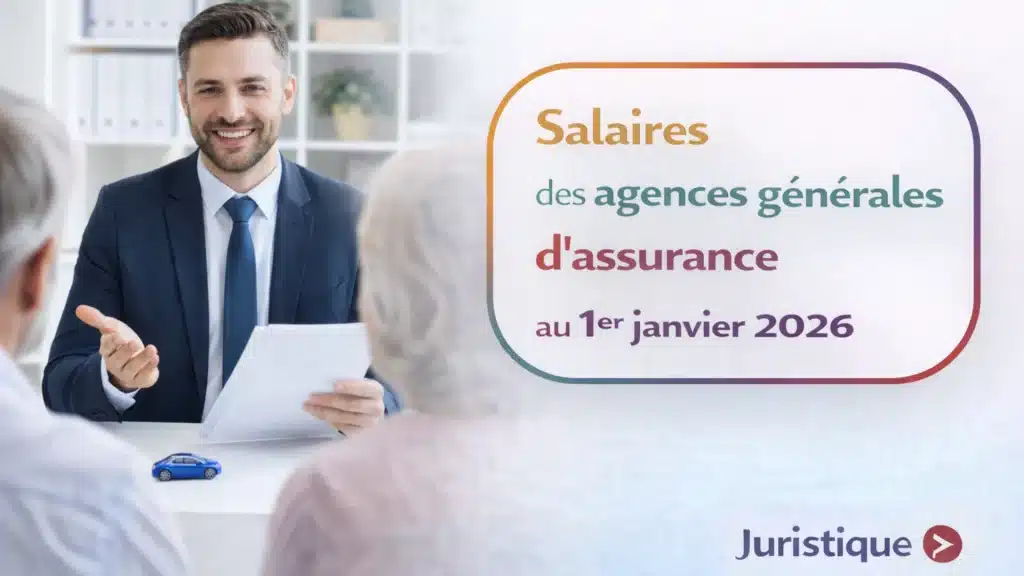 Barème salaires, salaire moyen et salaire minimum des agences générales d'assurances en 2026