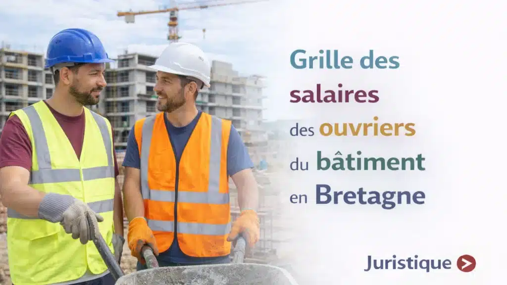 Grille des salaires 2026 des ouvriers du bâtiment (plus de 10 salariés) de Bretagne