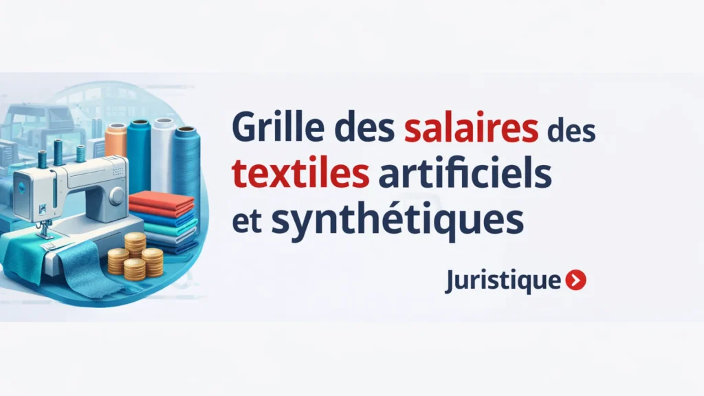 Barème salaires, salaire moyen et salaire minimum des textiles artificiels et synthétiques en 2026