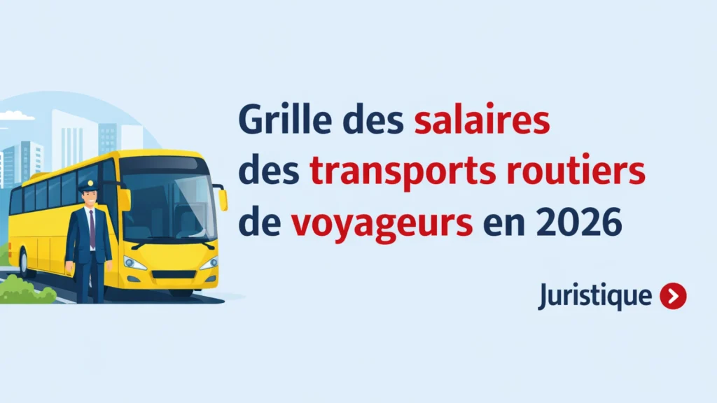 Barème salaires, salaire moyen et salaire minimum des transports routiers de voyageurs en 2026