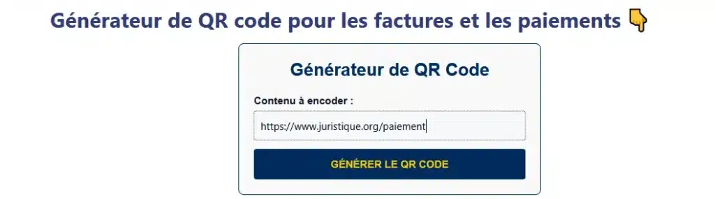 Comment générer un QR code pour une facture ou un lien de paiement ?