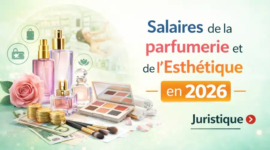Rémunérations minimales de l'esthétique, de la parfumerie et de la cosmétique en 2026